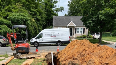 New Sewer Main Curb to basement Photo